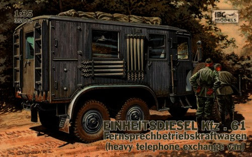 Einheitsdiesel Kfz.61 Fernsprechbetriebskraftwagen (heavy telephone exchange van