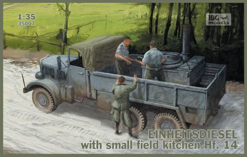 Einheitsdiesel with small field kitchen Hf.14