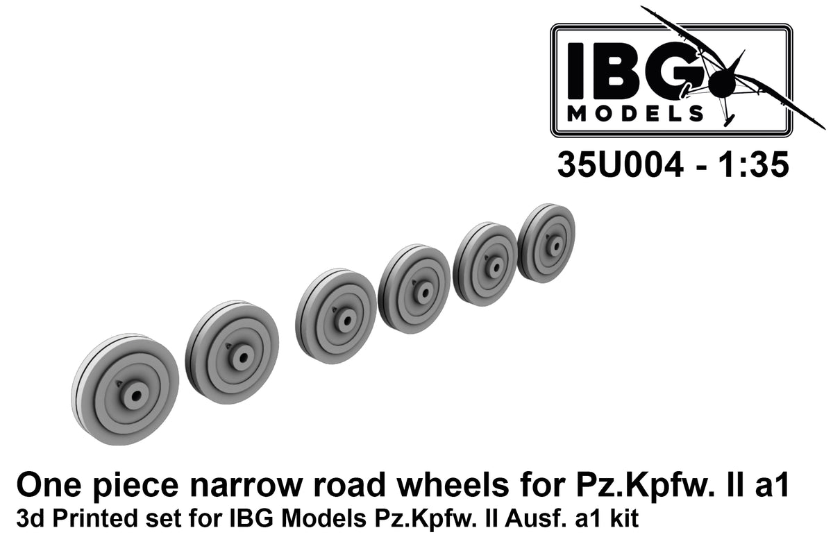 One piece narrow road wheels for Pz.Kpfw.II Ausf.a1