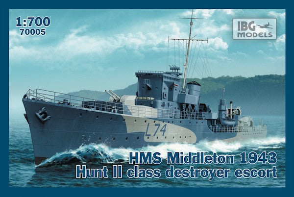 H.M.S. Middleton 1943 Hunt II class destroyer escort