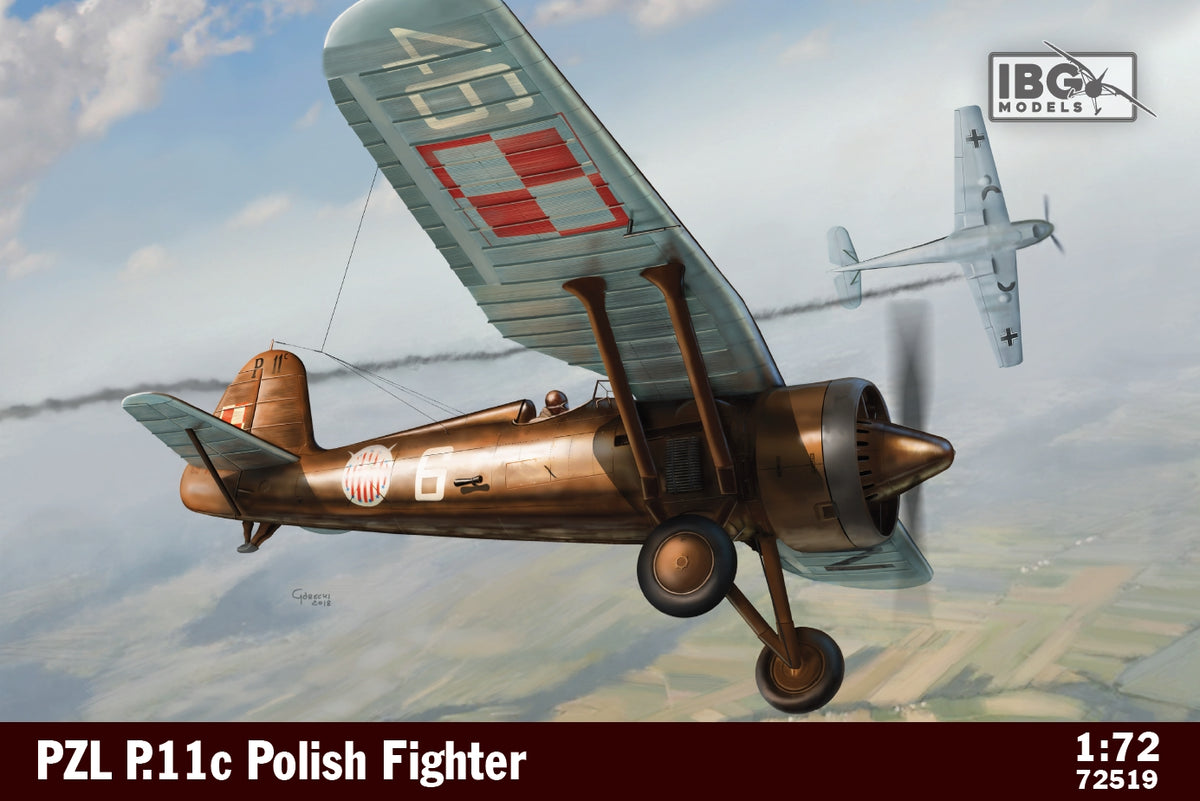 PZL P.11c Polish Fighter Plane