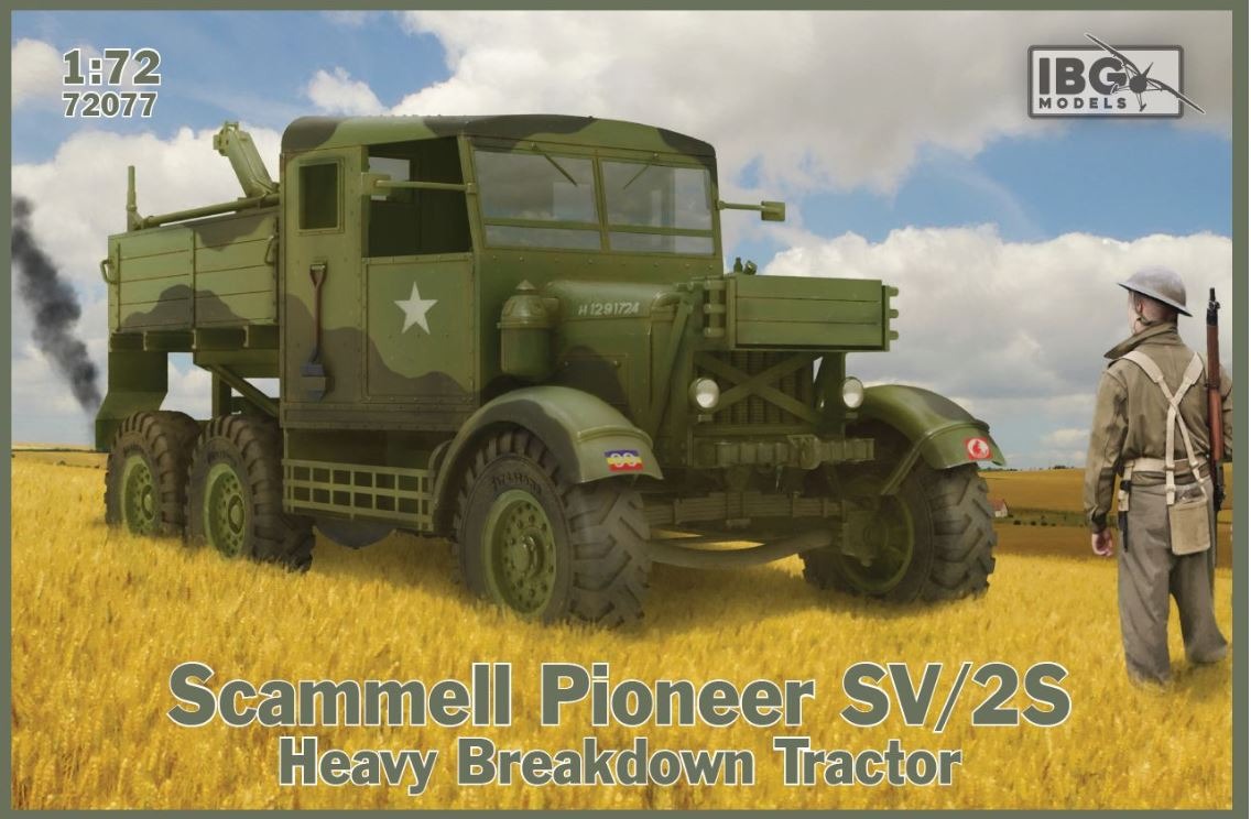 IBG MODELS 1/72 scammell Pioneer SV/2S Heavy Breakdown Tractor IBG72077