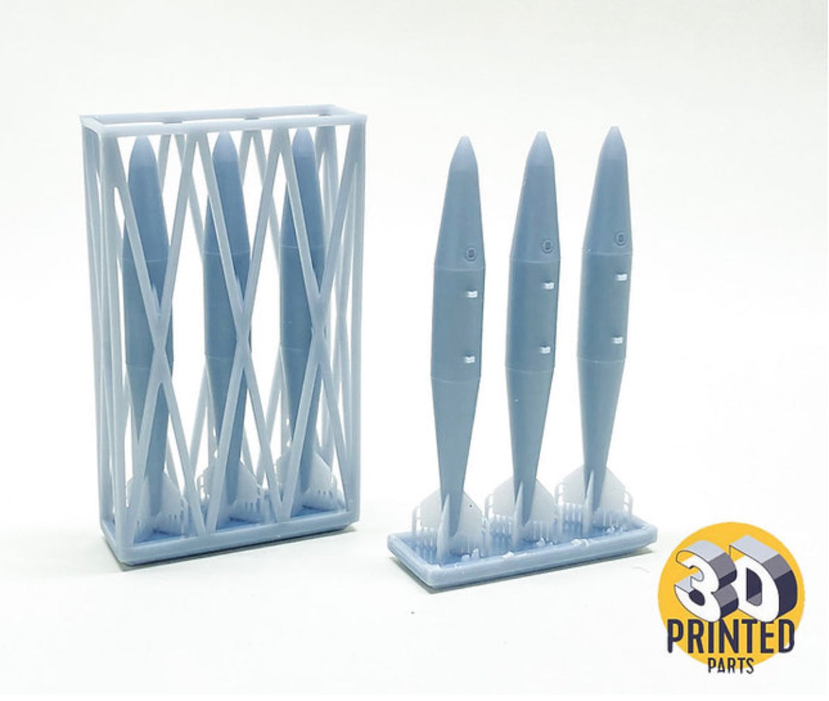 IAF Mk.87 Practice Bombs For all IAF fighter aircraft since the 1980's.Containing: 6 bombs.Including: 3D resin printed parts, decals and assembly instructions.