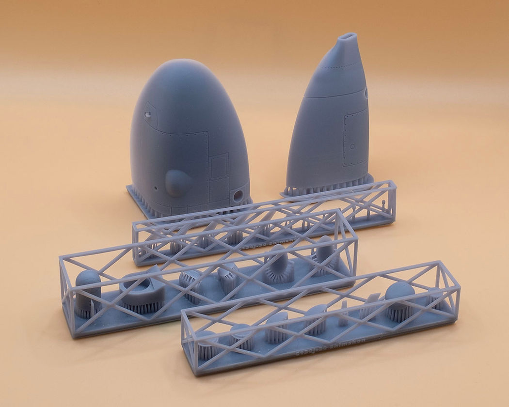 Lockheed C-130J-30 Hercules IAF 'Shimshon' Conversion Set (designed to be used with Italeri kits) Includes: 3D resin printed parts, decals and assembly instructions.