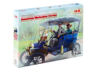 ICM American Motorists (1910s) 1 Male, 1 Female Figures