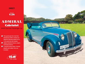  Admiral Cabriolet, WWII German Passenger Car