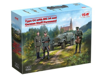  ICM Type G4 with MG 34 & German Staff Personnel 3 Figures