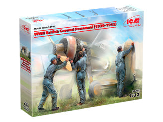 ICM WWII British Ground Personnel (1939-1945) 3 Figures