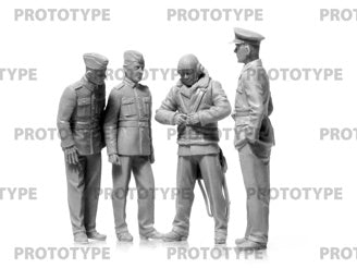 ICM WWII RAF Cadets 4 Figures