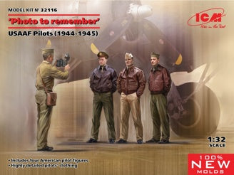 ICM "Photo To Remember", USAAF Pilots (1944-1945) 4 Figures