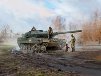 ICM Leopard 2A6 of the Armed Forces of Ukraine with Crew