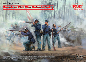 ICM American Civil War Union Infantry 4 Figures