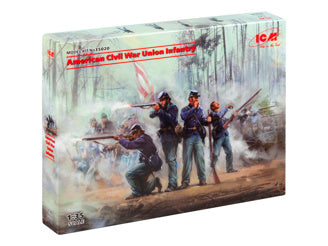 ICM American Civil War Union Infantry 4 Figures