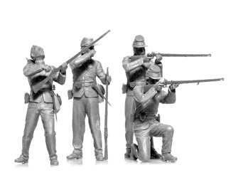 ICM American Civil War Union Infantry 4 Figures