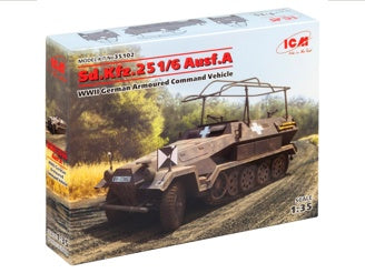 ICM Sd.Kfz.251/6 Ausf.A, WWII German Armoured Command Vehicle