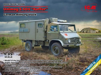 ICM Unimog S 404 with Box Body, German Military Truck