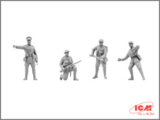 ICM British Infantry (1917-1918) 4 Figures