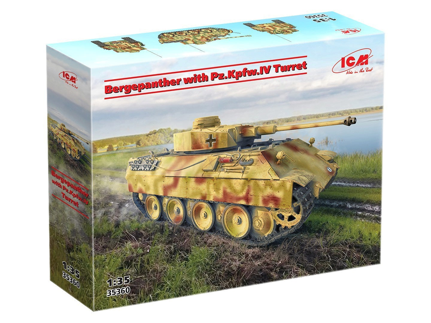 ICM 1/35 Bergepanther with Pz.Kpfw.IV Turret 35360 ICM35360