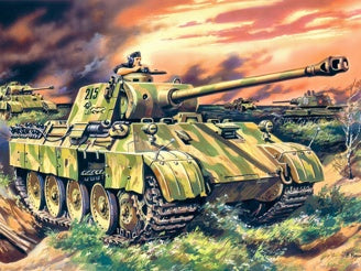 ICM Pz.Kpfw.V Panther Ausf.D, WWII German Tank                   