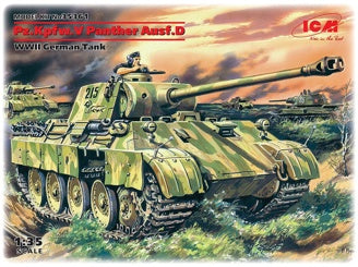ICM Pz.Kpfw.V Panther Ausf.D, WWII German Tank                   
