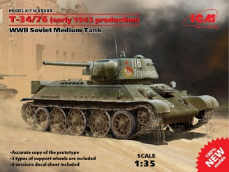 ICM Ð¢-34/76 (Early 1943 Production), WWII Soviet Medium Tank