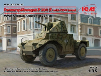 ICM PanzerspÃ¤hwagen P 204 (f) with CDM Turret, WWII German Armoured Vehicle
