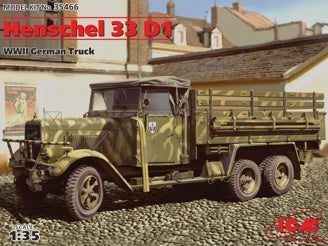 ICM Henschel 33 D1, WWII German Army Truck