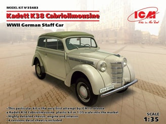 ICM Kadett K38 Cabriolimousine, WWII German Staff Car