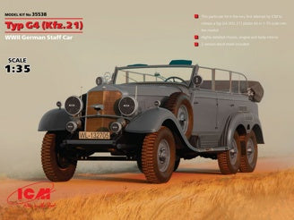 ICM Typ G4 (Kfz.21), WWII German Staff Car
