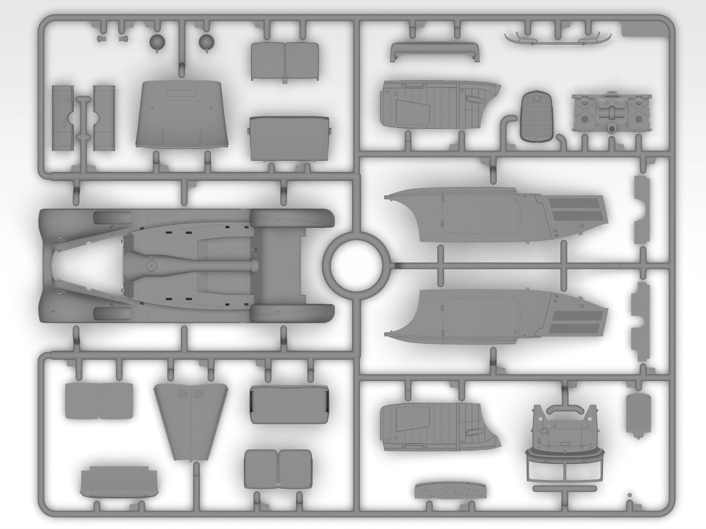 ICM 1/35 Typ 320 (W142) Cabriolet German Staff Car Icm35540
