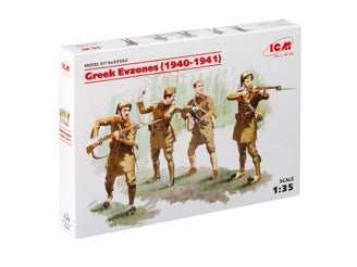 ICM Greek Evzones Infantry (1940-1941) 4 Figures