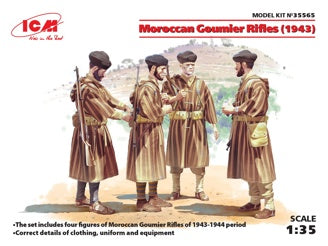 ICM Moroccan Goumier Rifles (1943) 4 Figures