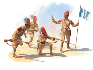ICM Eritrean Battalions of the Italian Ð¡olonial Army (1939-1940) 4 Figures