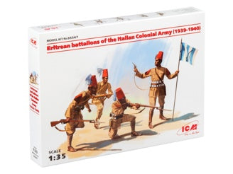 ICM Eritrean Battalions of the Italian Ð¡olonial Army (1939-1940) 4 Figures