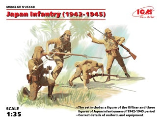 ICM Japan Infantry (1942-1945) 4 Figures