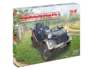 ICM le.gl.Einheitz-Pkw Kfz.2, WWII German Light Radio Communication Car 
