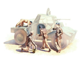 ICM French Armoured Vehicle Crew (1940) 4 Figures
