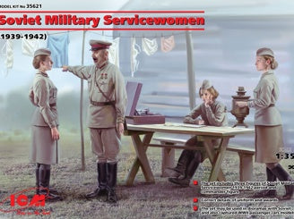 ICM Soviet Military Servicewomen (1939-1942) 4 Figures
