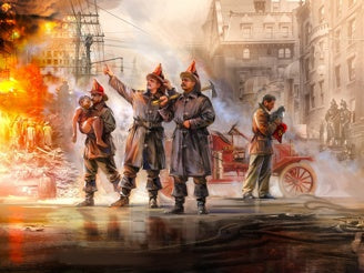 ICM American Fire Truck Crew (1910s) 6 Figures