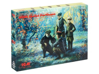 ICM WWII Soviet Partisans 4 Figures