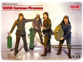 ICM WWII German Firemen 4 Figures