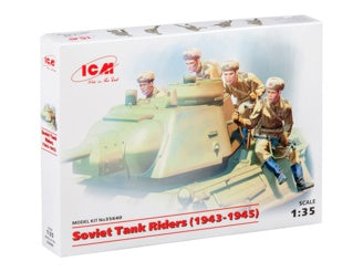 ICM Soviet Tank Riders (1943-1945) 4 Figures