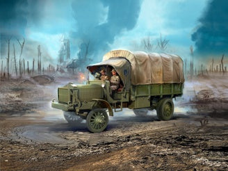 ICM Standard B â€œLibertyâ€ with 2 WWI U.S. Driver Figures