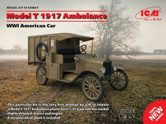 ICM Model T 1917 Ambulance, WWI American Car  