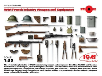 ICM WWI French Infantry Weapon & Equipment