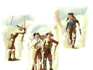 ICM ANZAC Infantry (1915) 4 Figures