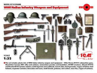 ICM WWI Italian Infantry Weapon & Equipment