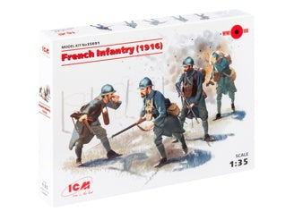 ICM French Infantry (1916) 4 Figures
