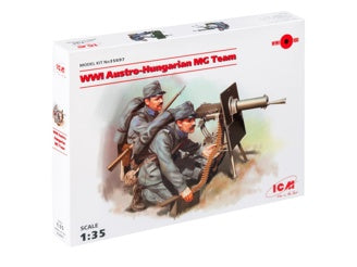 ICM WWI Austro-Hungarian MG Team 2 Figures