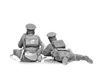 ICM WWI British Vickers MG Crew (Vickers MG & 2 Figures)